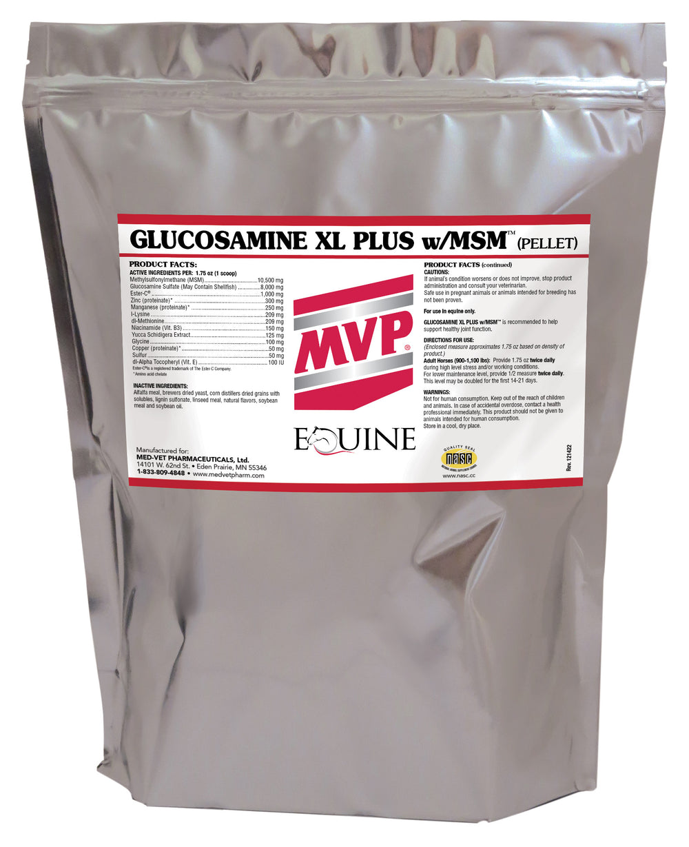 MED-VET Glucosamine XL Plus w/ MSM (Pellets)
