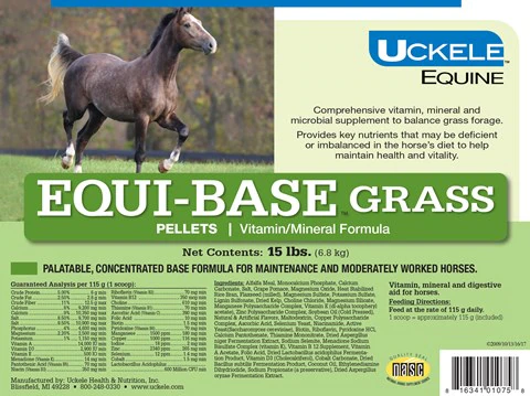 UCKELE Equi-Base Grass (45 LBS)