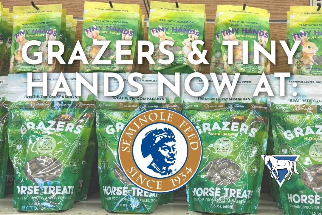 Grazers & Tiny Hands Nutri-Treats Now Available at Seminole Feed!