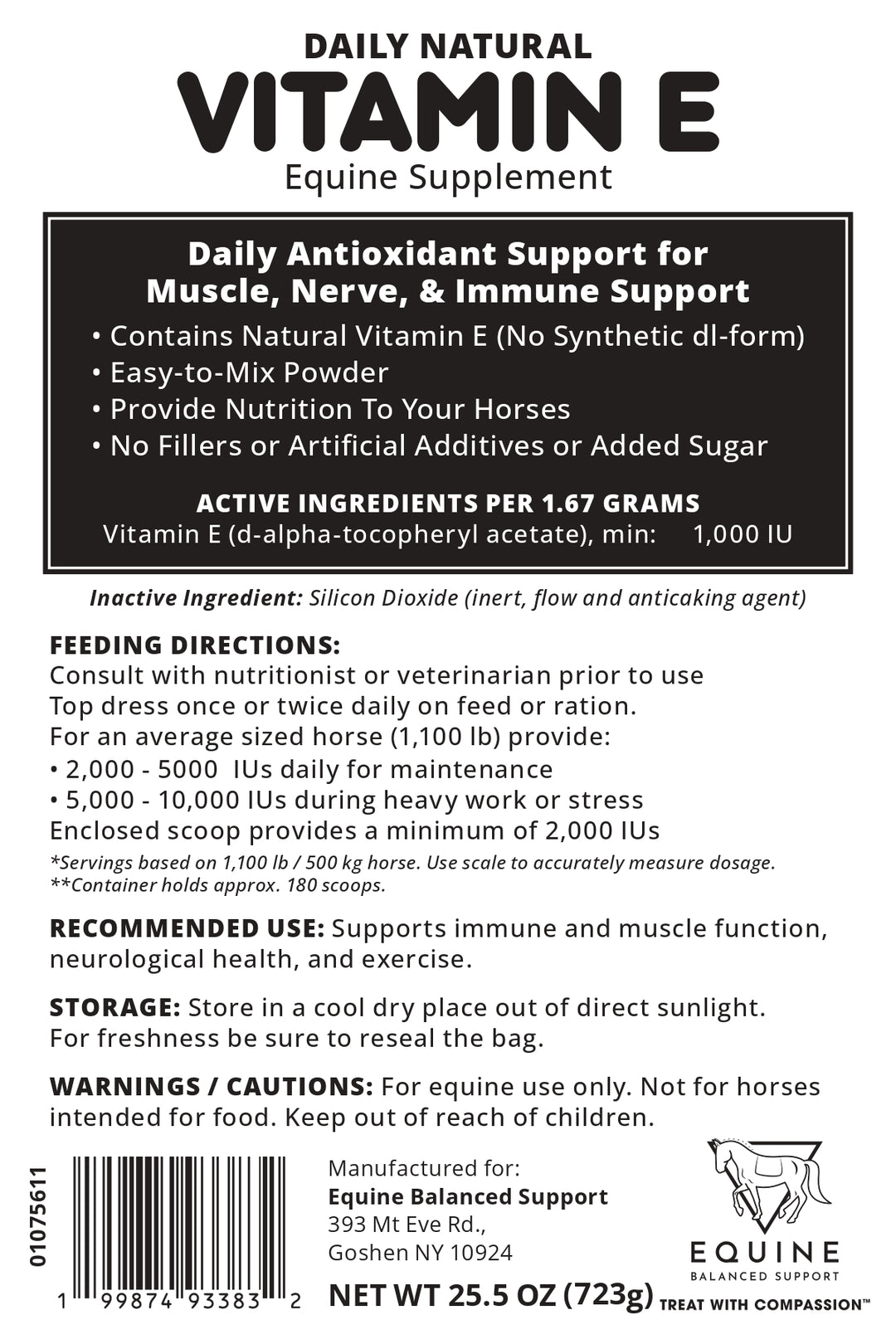 Daily Natural Vitamin E - High Bioavailability Antioxidant Support