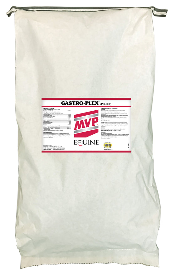 MED-VET Gastro-Plex (Pellet) - MVP Horse Supplement (50 lbs, pellet). Digestive Health, Pellet, Optimal Digestive Health for Horses