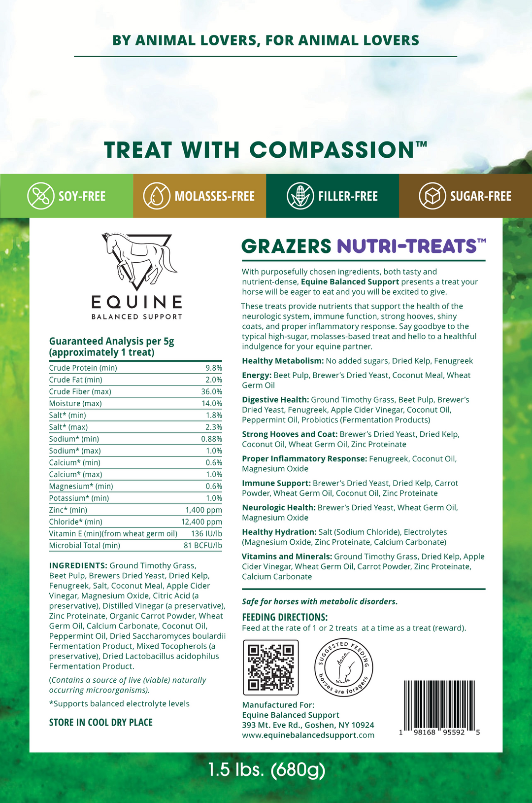 Grazers Nutri-Treats - Equine Balanced Support