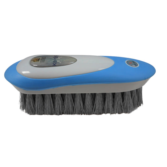 KBF99 antimicrobial brush with blue handle and gray bristles on a white background