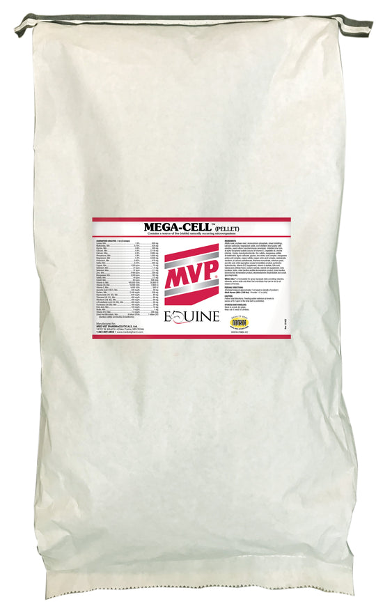 MED-VET Mega-Cell - MVP Horse Supplement (50 lbs, pellet). Daily, General Health, Pellet, Equine Multivitamin and Mineral Blend, Base Vitamin and Mineral for Horses