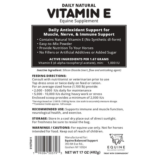 Daily Natural Vitamin E - High Bioavailability Antioxidant Support