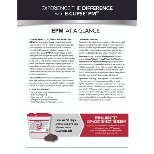 MVP E-Clipse'PM (Pellets) - Neurological & Immune Support for Horses