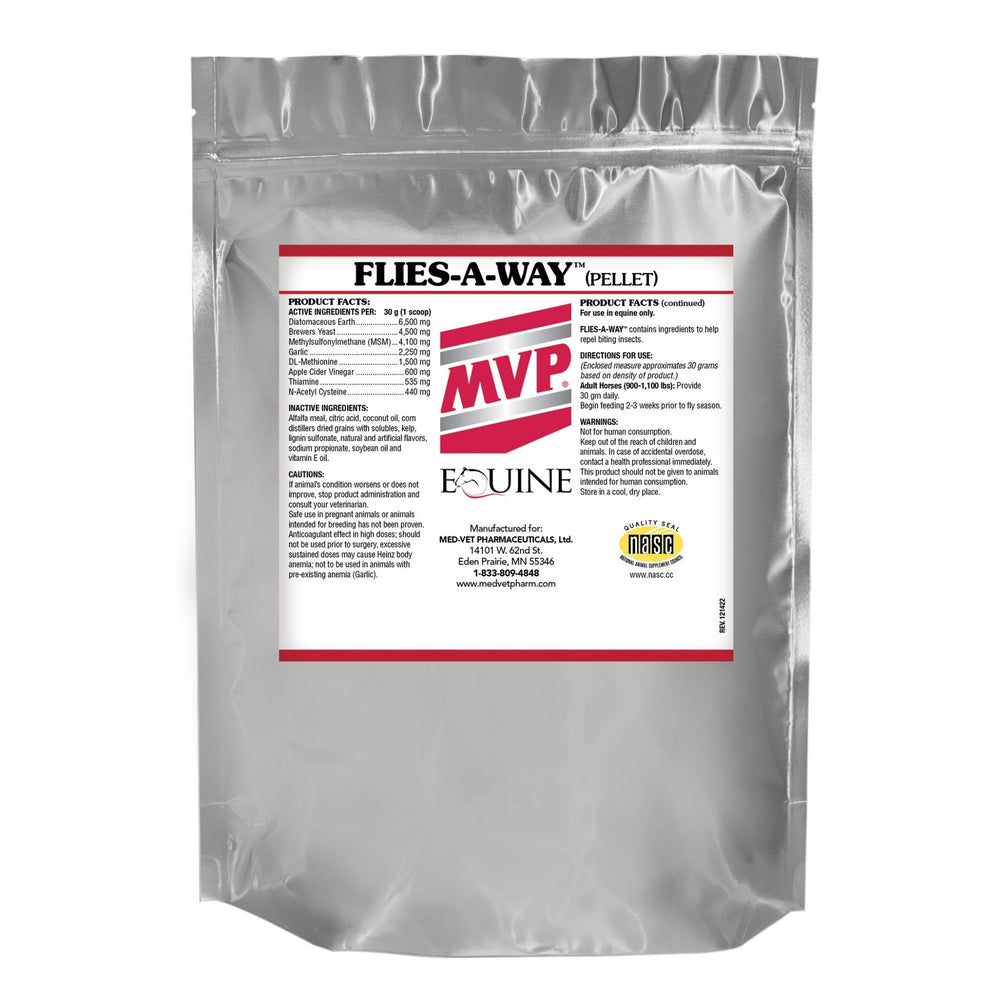 MVP Flies-A-Way (Pellets) - Natural Support for Seasonal Insect Challenges