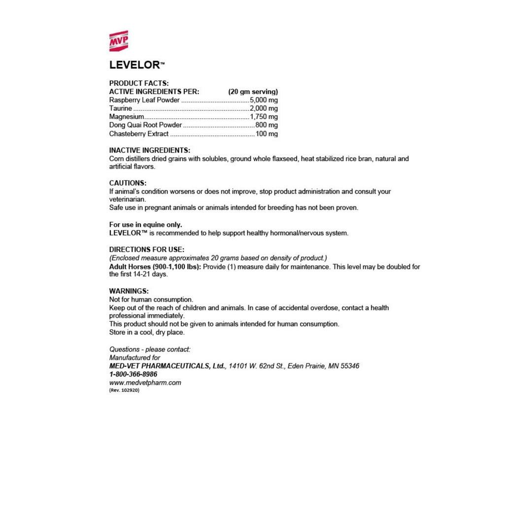 MVP Levelor (Meal) - Hormonal Balance Support for Mares and Geldings