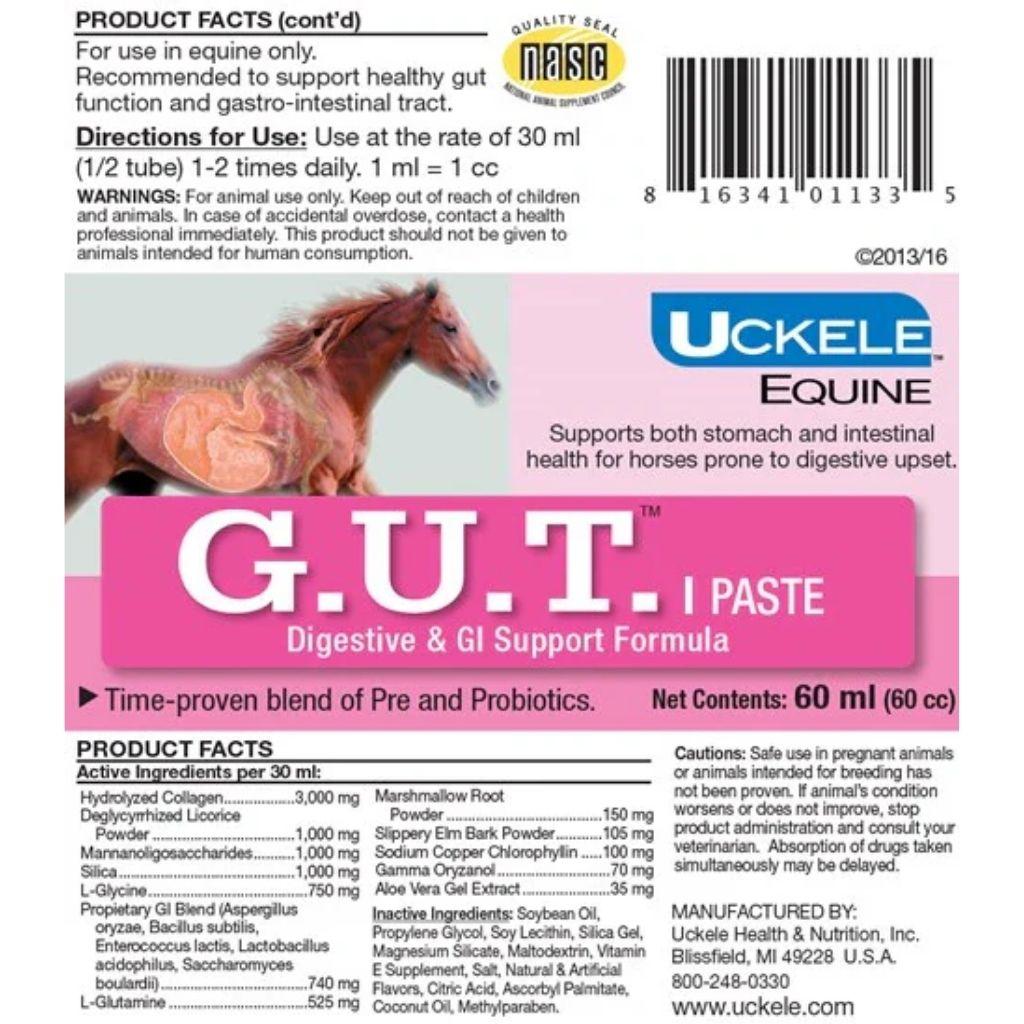 UCKELE GUT (Powder, Paste, Pellets) – Digestive &amp; Gastric Support for Equine Gut Health